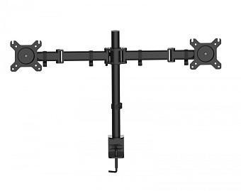 Крепление для монитора Cactus CS-VM-D29-BK черный  13"-27" макс.8кг настольный поворот и наклон (на 2 монитора)