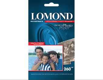 Бумага Lomond [A4] шероховатая фактура, ярко-белого цвета, 260гр/м2, 20л