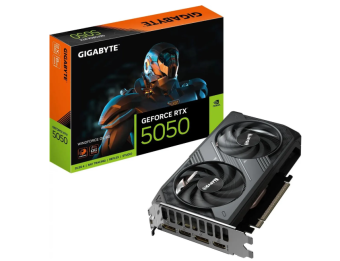 Видеокарта 8Gb Gigabyte GV-N5050WF2OC-8GD (RTX5050) GDDR6 128-bit HDMI DP