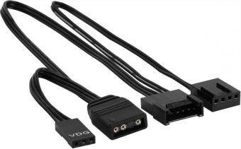 Вентилятор для корпуса 120mm Aerocool Astro 12 (6pin, 120х120х25мм, 17дБ, 1000об/мин, ARGB led)