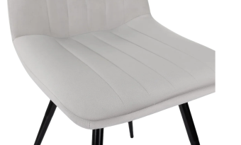 Кресло Бюрократ CH-K6_4 комплект 4шт св.серый Holland 09 металл черный на ножках