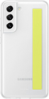 Чехол для смартфона Samsung Galaxy S21 FE - Slim Strap Cover белый
