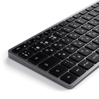 Клавиатура беспроводная Satechi Slim X1 Bluetooth Keyboard серебристый