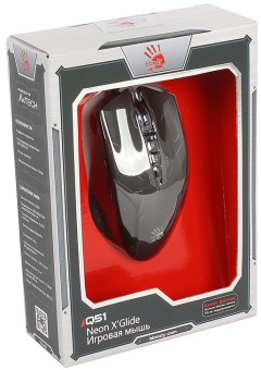 Мышь проводная A4Tech Bloody Q51 6200dpi Black