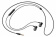 Наушники проводные Samsung EO-HS1303 jack 3.5 мм черный
