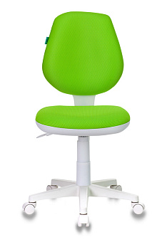 Кресло Бюрократ CH-W213 (ткань, пружинно-винтовой мех. качания, крест. пластик, до 100 кг) Салатовый