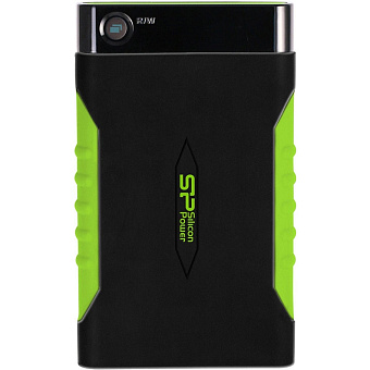Внешний жесткий диск 2Tb Silicon Power Armor A15 2.5" USB3.0 черный/зеленый