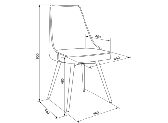 Кресло Бюрократ CH-K4_SP с повор.мех. т.серый Holland 18 металл черный на ножках
