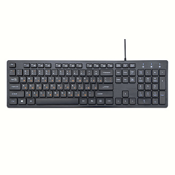 Клавиатура проводная Gembird KB-8360U USB+HAB Black