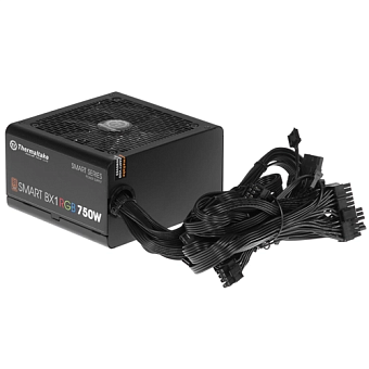 Блок питания 750W Thermaltake Smart BX1 (120mm, 24+8pin, 4*8pin, 8*Sata, 4*IDE, 80 PLUS Bronze)