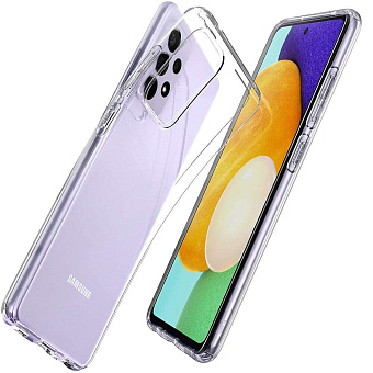 Чехол для смартфона Samsung Galaxy S22 Ultra - силиконовый прозрачный