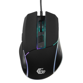 Мышь проводная Gembird MG-500 Gaming 1600dpi Подсветка USB Black