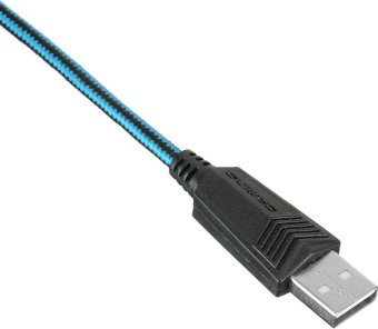 Наушники проводные Oklick HS-L930G Snorter (мониторные полноразмерные, 20-20 000 Гц, 105дБ, звук 7.1, 2м, USB)