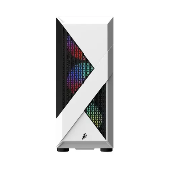 Корпус 1STPLAYER FIREROSE F3-A-WH-4F1 ARGB ATX белый