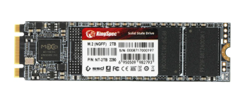 Накопитель SSD M.2 2Tb KingSpec NT (SATA, 570/540 Мбайт/сек)