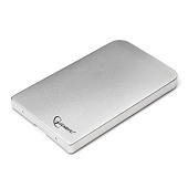 Внешний контейнер USB2.0 -> SATA 2.5", Gembird EE2-U2S-41 алюминий, серебристый