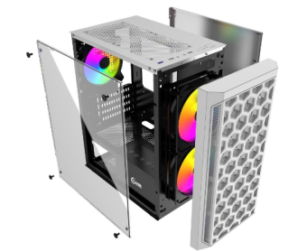 Корпус Powercase Mistral Micro T3W mATX белый