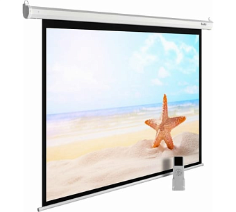 Экран для проектора Cactus 138x220см MotoExpert CS-PSME-220x138-WT 16:10 настенно-потолочный рулонный белый (моторизован