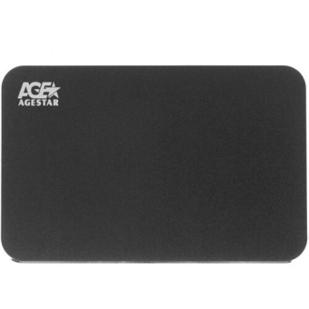 Внешний контейнер USB3.0 -> SATA 2.5", AgeStar 31UB2A18, алюминий, чёрный