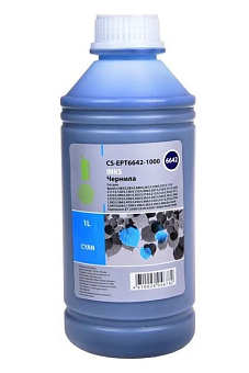 Чернила CACTUS CS-EPT6642-1000, для Epson, 1000мл, голубой