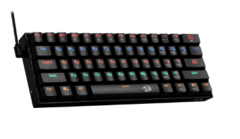 Клавиатура проводная Redragon Lakshmi Rainbow черный