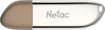 Флешка 32Gb Netac U352 USB2.0 с колпачком, металлическая