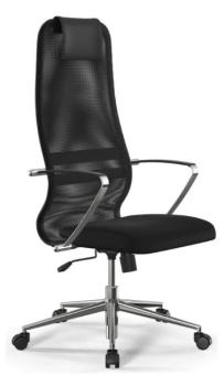 Кресло МЕТТА ErgoLife S 8 B1-8K - Сетка(X1)+ОбивкаUMF(X1) Черный