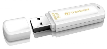Флешка .64Gb Transcend JetFlash 730 USB3.0 белый