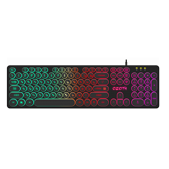 Клавиатура проводная Defender Ozoth GK-106 RGB Led черный