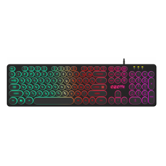 Клавиатура проводная Defender Ozoth GK-106 RGB Led черный