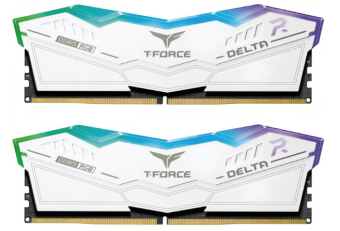 Модуль памяти DDR5 32Gb 7800MHz TEAMGROUP T-Force Delta RGB White (Kit of 2)