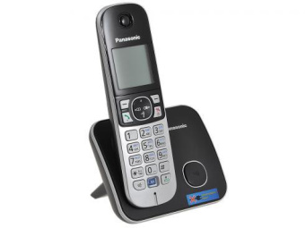 Радиотелефон Panasonic DECT KX-TG 6811 RUB (АОН, спикерфон, полифония, черный)