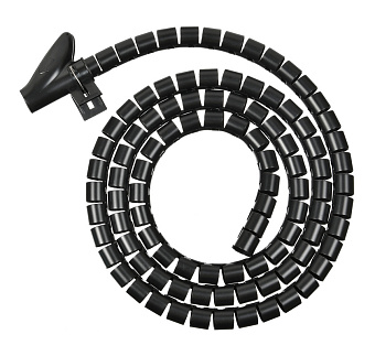 Кабельный органайзер Buro BHP CG155B Spiral Hose 15x1500mm Black