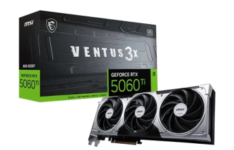 Видеокарта 8Gb MSI RTX 5060 Ti 8G VENTUS 3X OC (RTX5060Ti) GDDR7 HDMI DP