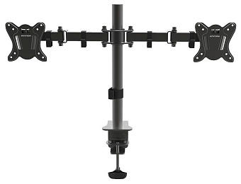 Крепление для монитора Arm Media LCD-T13 (на 2 монитора, наклонно-поворотный, 15-32", 2х8 кг) черный