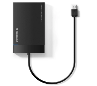 Внешний контейнер USB3.0 -> SATA 2,5", UGREEN US221 черный