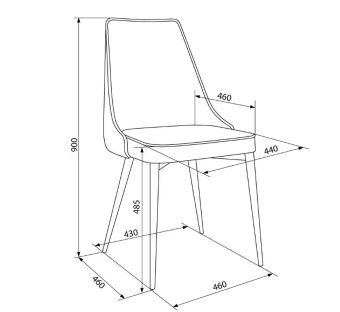 Кресло Бюрократ CH-K4_2 комплект 2шт т.бежевый Holland 61 металл черный на ножках