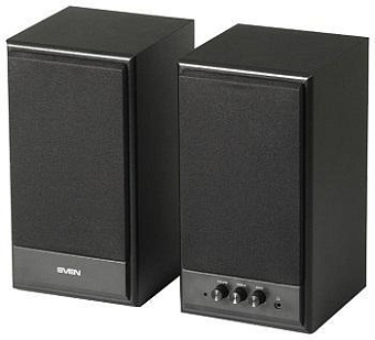 Акустическая система SVEN SPS-702 (2x20W, дерево) black