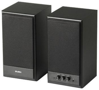 Акустическая система SVEN SPS-702 (2x20W, дерево) black