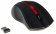 Мышь беспроводная Оклик 615MW черный/красный