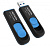Флешка 128Gb ADATA [UV128] black-blue USB3.0