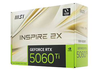 Видеокарта 8Gb MSI RTX 5060 TI 8G INSPIRE 2X OC (RTX5060Ti) GDDR7 HDMI DP