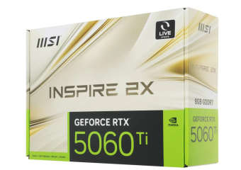 Видеокарта 8Gb MSI RTX 5060 TI 8G INSPIRE 2X OC (RTX5060Ti) GDDR7 HDMI DP
