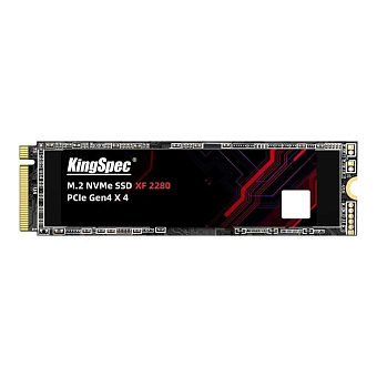 Накопитель SSD M.2 2Tb KingSpec 'XF-2TB (PCI-E 4.0 x4, 4900/4600 Мбайт/сек)