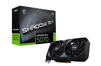Видеокарта 12Gb MSI RTX 5070 12G SHADOW 2X (RTX5070) GDDR7 HDMI DP