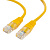 Кабель патч-корд .Patch cord кат.5e  3.0м, Cablexpert, многожильный, желтый