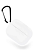 Чехол для наушников Apple Airpods Pro 3 - Gurdini soft touch c карабином, белый