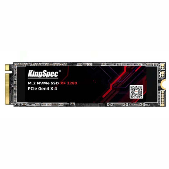 Накопитель SSD M.2 1Tb KingSpec XF-1TB (PCI-E 4.0 x4, 4900/2800 Мбайт/сек)