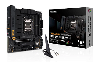 Материнская плата Socket AM5 ASUS TUF GAMING B650M-PLUS WIFI (B650) 4*DDR5 HDMI DP mATX