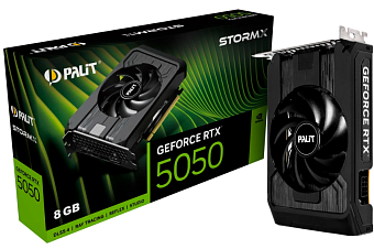 Видеокарта 8Gb PALIT RTX5050 STORMX (RTX5050) GDDR6 128-bit HDMI DP